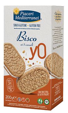 PIACERI MEDITERRANEI BISCO YO 5 CEREALI 200 G - Farmacia De Pasquale