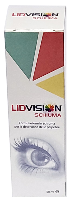 LIDVISION SCHIUMA PER DETERSIONE PALPEBRE 50 ML - Farmacia De Pasquale