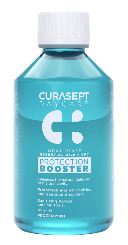 CURASEPT DAYCARE COLLUTORIO PROTECTION BOOSTER FROZEN MINT 100 ML - Farmacia De Pasquale