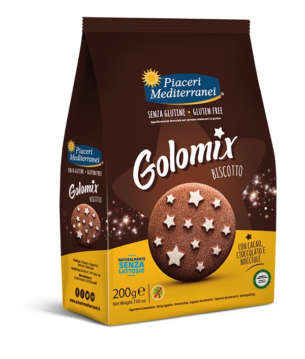 PIACERI MEDITERRANEI GOLOMIX BISCOTTO 200 G - Farmacia De Pasquale