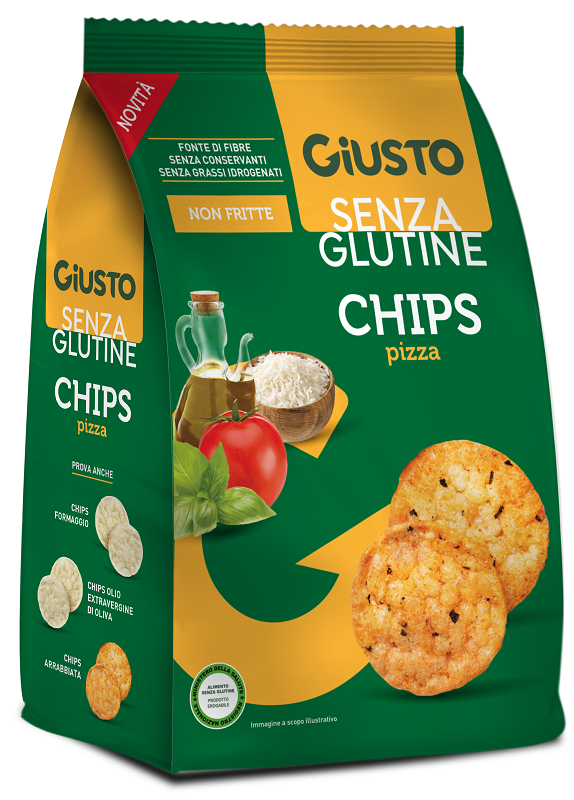 GIUSTO SENZA GLUTINE CHIPS PIZZA 40 G - Farmacia De Pasquale