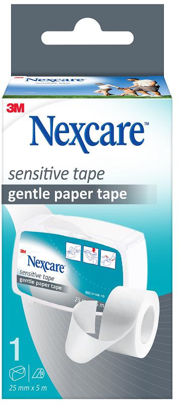 CEROTTO SU ROCCHETTO NEXCARE SENSITIVE TAPE 2,5X500CM NO DISPENSER - Farmacia De Pasquale