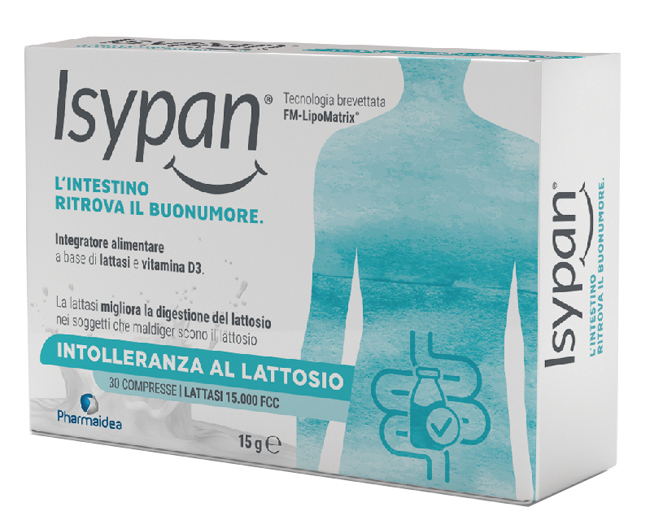 ISYPAN INTOLLERANZA LATTOSIO 30 COMPRESSE - Farmacia De Pasquale
