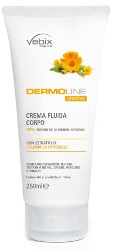VEBIX DERMOLINE CREMA CORPO FLUIDA CALENDULA 250 ML - Farmacia De Pasquale
