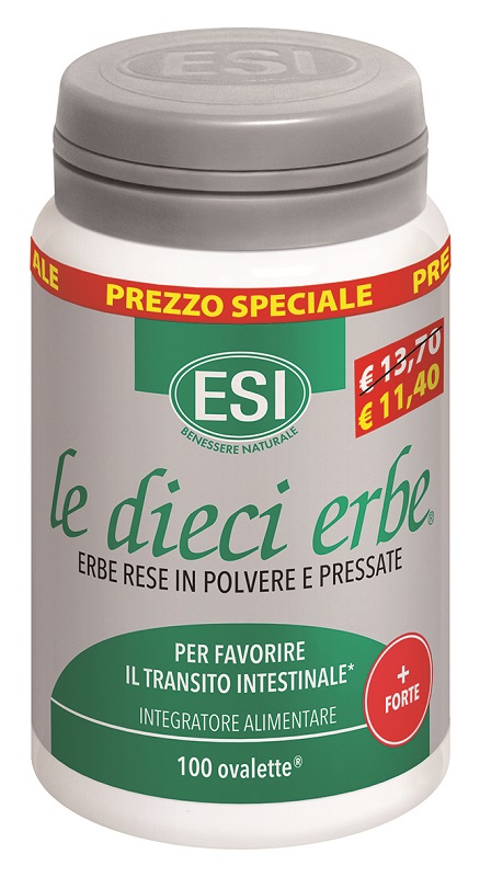 ESI LE DIECI ERBE + FORTE 100 TAVOLETTE TAGLIO PREZZO - Farmacia De Pasquale