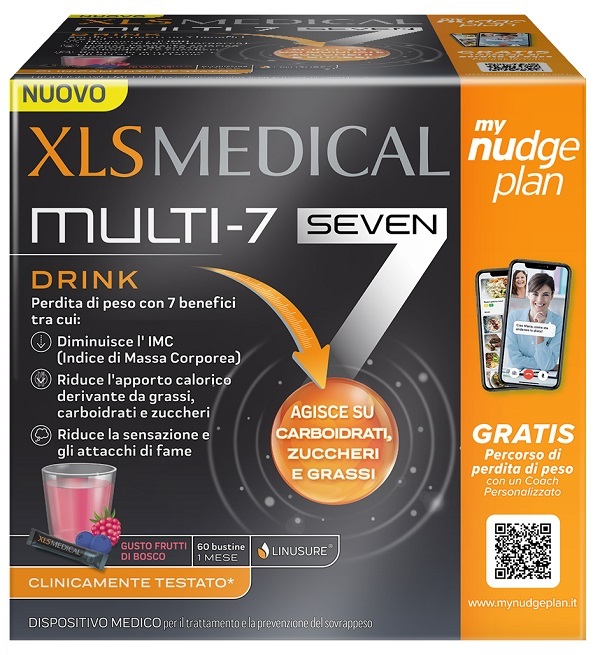 XLS MEDICAL MULTI7 DRINK 60 BUSTINE - Farmacia De Pasquale