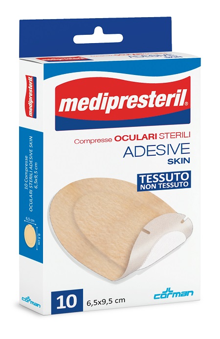 MEDIPRESTERIL COMPRESSA OCULARE ADESIVE SKIN 10 PEZZI - Farmacia De Pasquale