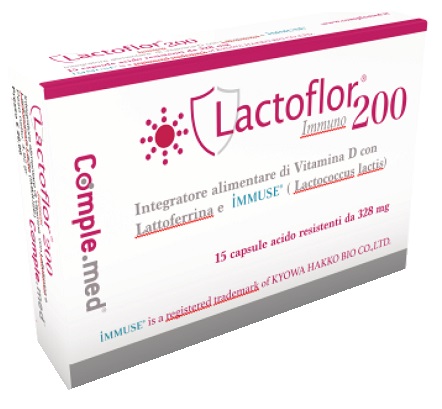 LACTOFLOR IMMUNO 200 15 CAPSULE - Farmacia De Pasquale