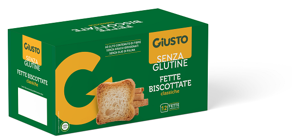 GIUSTO SENZA GLUTINE FETTE BISCOTTATE 150 G - Farmacia De Pasquale