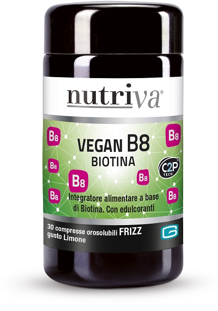 NUTRIVA VEGAN B8 FIZZ 30 COMPRESSE LIMONE - Farmacia De Pasquale