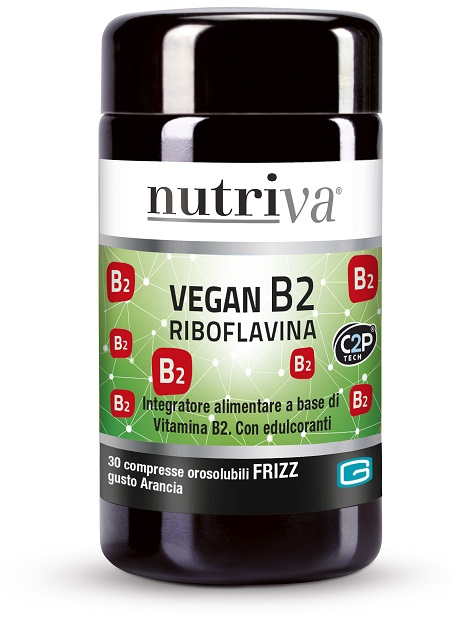 NUTRIVA VEGAN B2 FIZZ 30 COMPRESSE ARANCIA - Farmacia De Pasquale