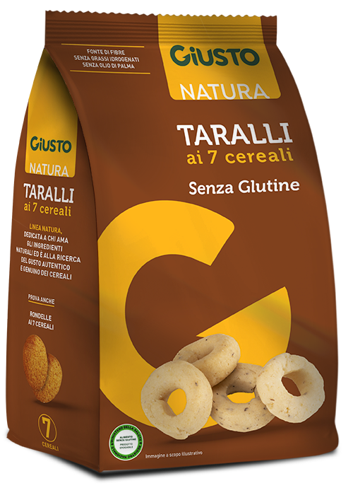 GIUSTO SENZA GLUTINE TARALLI 7 CEREALI 175 G - Farmacia De Pasquale