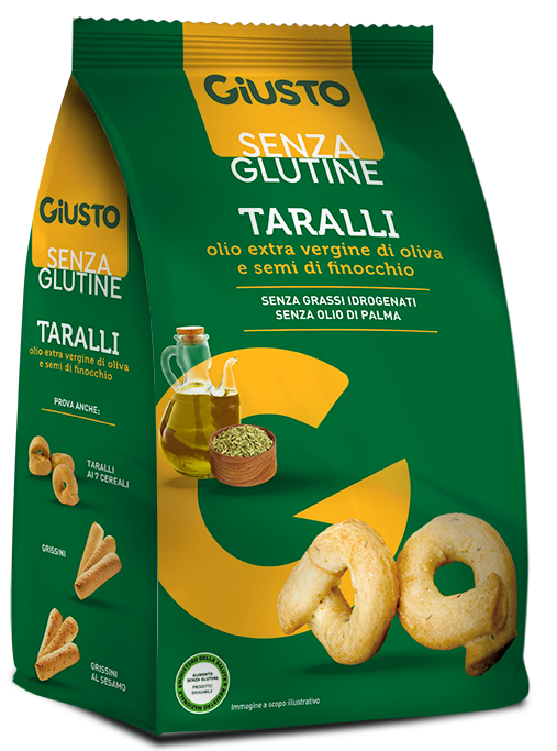 GIUSTO SENZA GLUTINE TARALLI FINOCCHIO 175 G - Farmacia De Pasquale