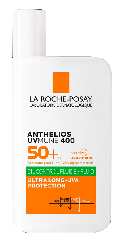 ANTHELIOS FLUIDO OIL CONTROL COLORATO UVMUNE SPF50+ 50 ML - Farmacia De Pasquale