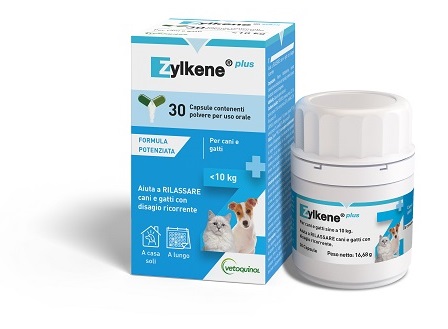 ZYLKENE PLUS CANI/GATTI 10 KG 30 CAPSULE - Farmacia De Pasquale
