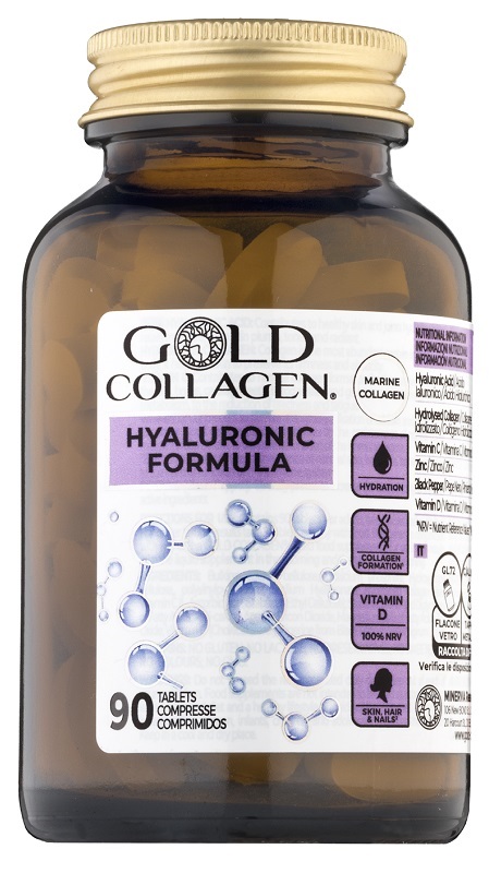 GOLD COLLAGEN HYALURONIC 90 COMPRESSE - Farmacia De Pasquale