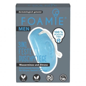 FOAMIE UOMO 3 IN 1 SEAS THE DAY DOCCIA SHAMPOO 80 G - Farmacia De Pasquale