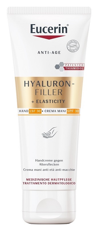 EUCERIN HYALURON FILLER + ELASTICITY CREMA MANI ANTI MACCHIE 75 ML - Farmacia De Pasquale