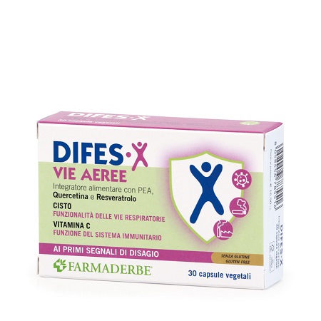 DIFES X VIE AEREE 30 CAPSULE - Farmacia De Pasquale
