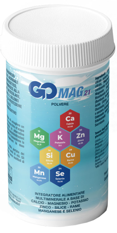 GOMAG21 150 G MULTIMINERALE SENZA GLUTINE SENZA LATTOSIO CON EDULCORANTI - Farmacia De Pasquale