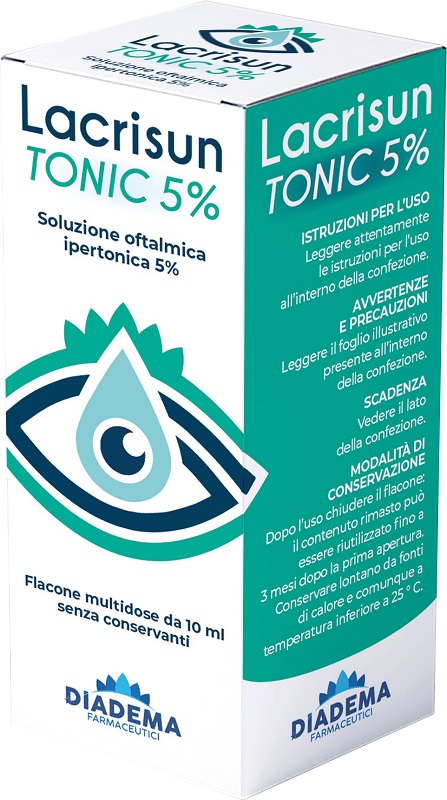 SOLUZIONE OFTALMICA IPERTONICA LACRISUN TONIC 5% 10 ML - Farmacia De Pasquale