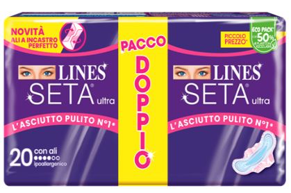 LINES SETA ULTRA ASSORBENTI ALI VP 20 PEZZI - Farmacia De Pasquale