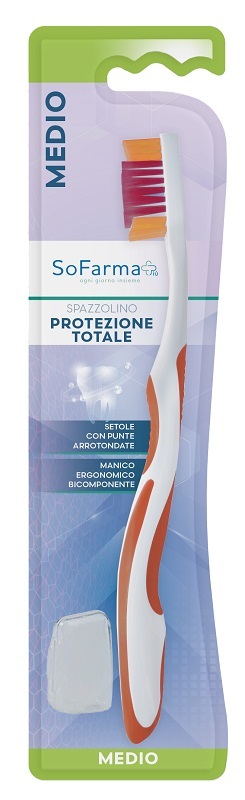 SPAZZOLINO TOTAL PROTECTION SETOLE MEDIE SOFARMAPIU' - Farmacia De Pasquale
