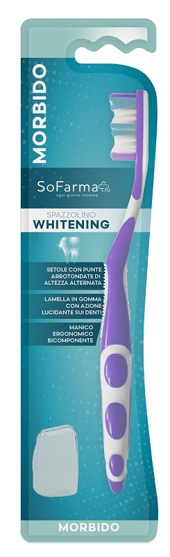 SPAZZOLINO WHITENING SETOLE MORBIDE SOFARMAPIU' - Farmacia De Pasquale