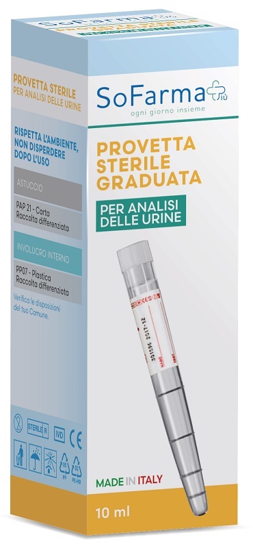 PROVETTA URINA 10 ML SOFARMAPIU' - Farmacia De Pasquale