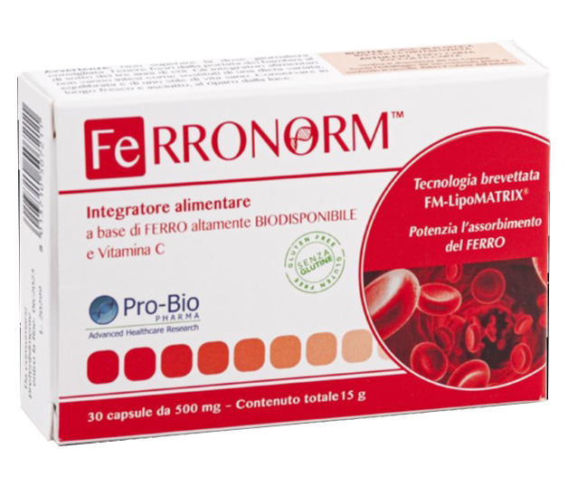 FERRONORM 30 CAPSULE - Farmacia De Pasquale