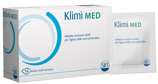 KLIMI' MED DETERGENTE PERIOCULARE 14 SALVIETTINE STERILI MONOUSO - Farmacia De Pasquale