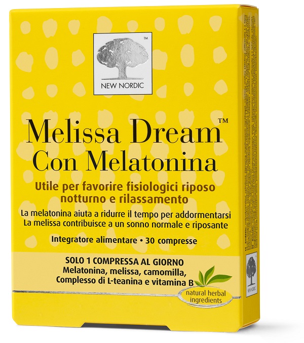 MELISSA DREAM CON MELATONINA 30 COMPRESSE - Farmacia De Pasquale