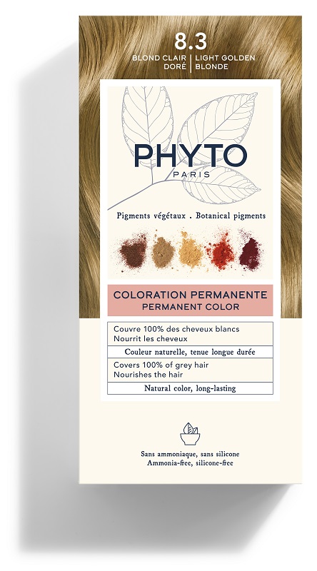 COLOR KIT 8,3 BIONDO CHIARO DORATO LATTE RIVELATORE 50 ML + CREMA COLORANTE 50 ML + MASCHERA PROTETTIVA COLORE 12 ML + GUANTI - Farmacia De Pasquale