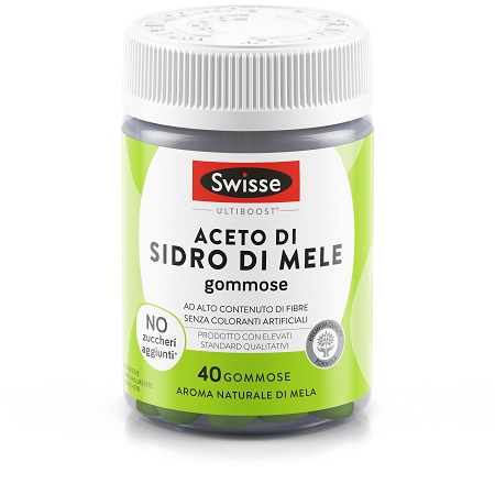 SWISSE ACETO DI SIDRO DI MELE 40 PASTIGLIE GOMMOSE - Farmacia De Pasquale