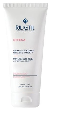 RILASTIL DIFESA CREMA VISO DETERGENTE EMOLLIENTE E LENITIVA 200 ML - Farmacia De Pasquale