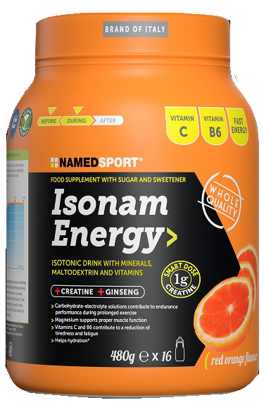 ISONAM ENERGY ORANGE 480 G 1 G CREATINA - Farmacia De Pasquale