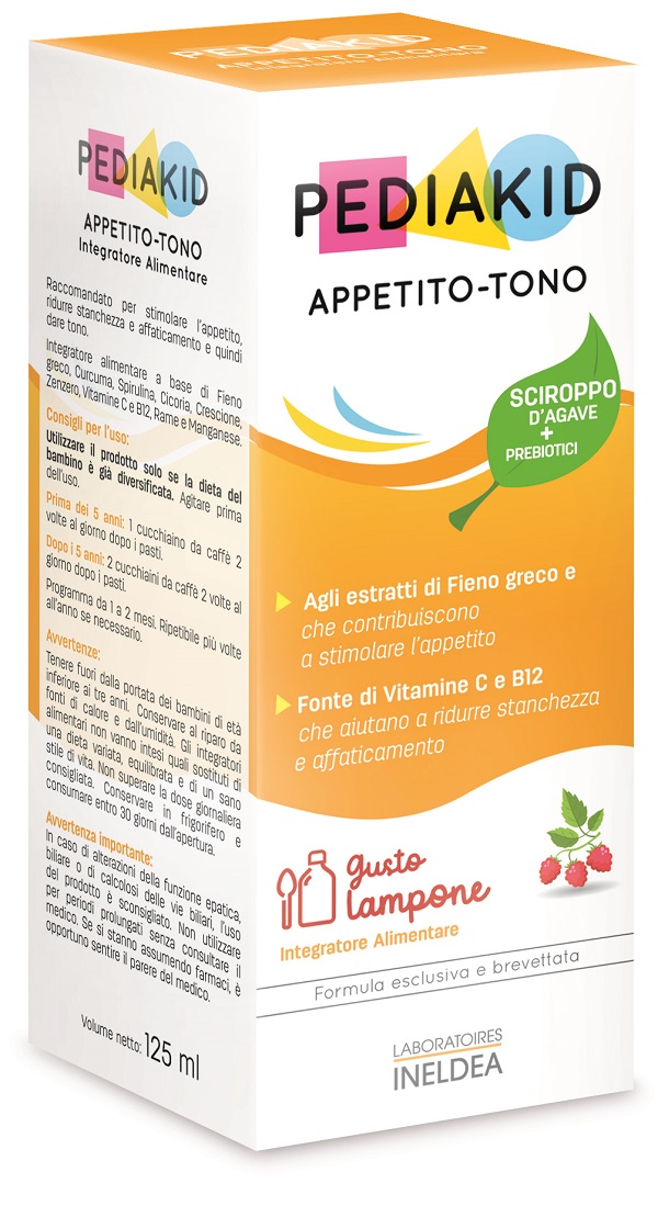 PEDIAKID APPETITO E TONO SCIROPPO 125 ML - Farmacia De Pasquale