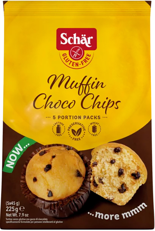 SCHAR MUFFIN CHOCO CHIP 225 G - Farmacia De Pasquale