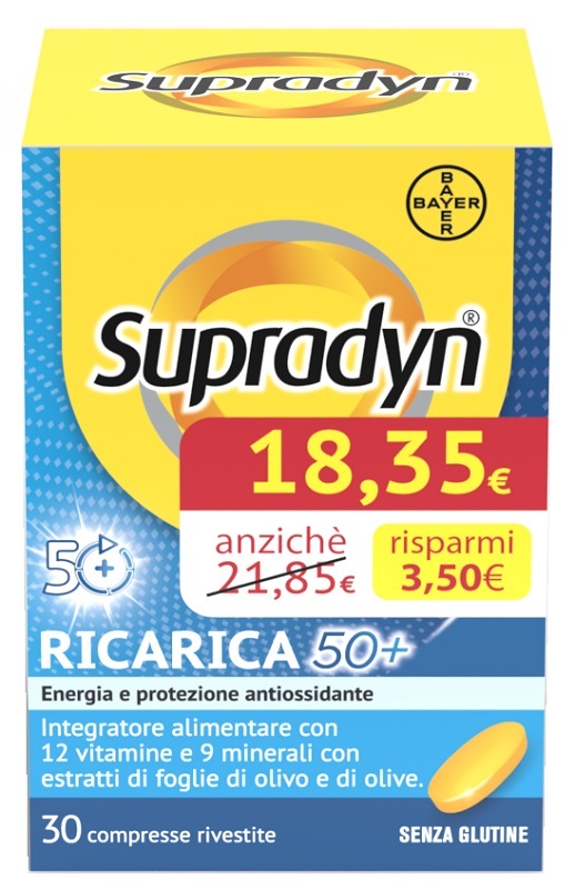 SUPRADYN RICARICA 50+ 30 COMPRESSE RIVESTITE PROMO - Farmacia De Pasquale