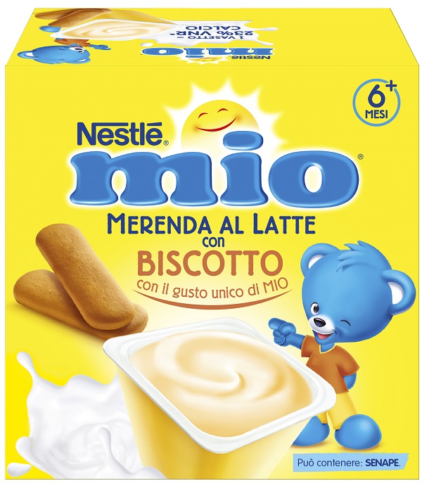 MIO MERENDA AL LATTE BISCOTTO 4 PEZZI DA 100 G - Farmacia De Pasquale