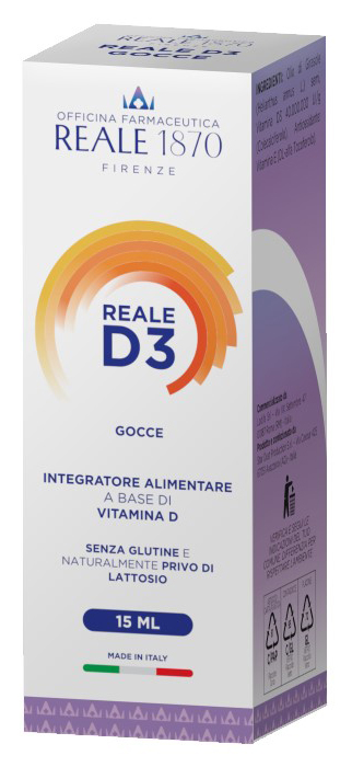 REALE D3 GOCCE 15 ML - Farmacia De Pasquale