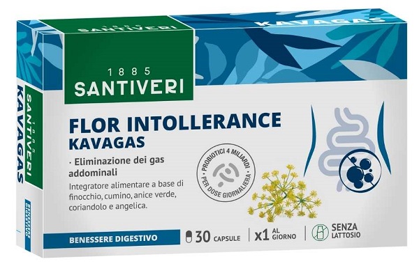 FLOR INTOLLERANCE KAVAGAS 30 CAPSULE - Farmacia De Pasquale