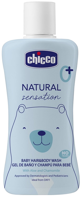 CHICCO NATURAL SENSATION BAGNO SHAMPOO 200 ML - Farmacia De Pasquale
