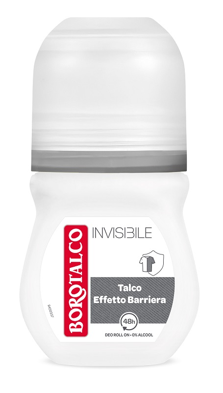 BOROTALCO DEO ROLL INVISIBILE GRIGIO 50 ML - Farmacia De Pasquale