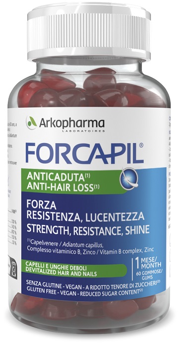 FORCAPIL ANTICADUTA GUMMIES CARAMELLE GOMMOSE 150 G - Farmacia De Pasquale