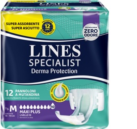 PANNOLONE MUTANDINA LINES SPECIALIST DERM AP L 12 PEZZI - Farmacia De Pasquale