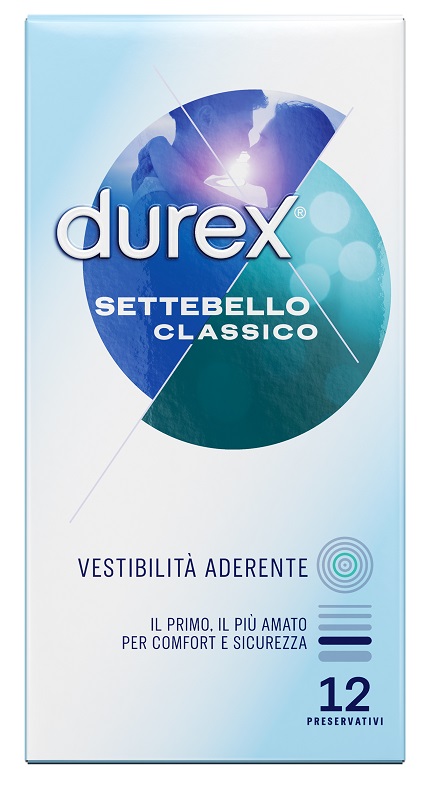 PROFILATTICO DUREX SETTEBELLO CLASSICO 12 PEZZI - Farmacia De Pasquale