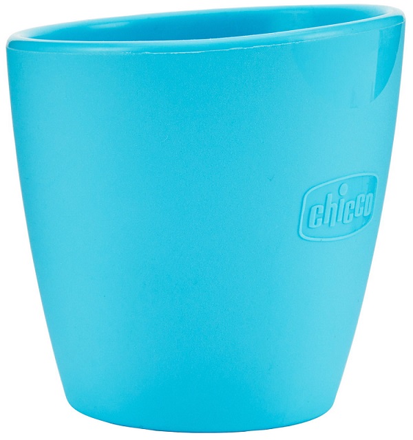 CHICCO BIBERON SILICONE AZZURRO 6 MESI+ - Farmacia De Pasquale