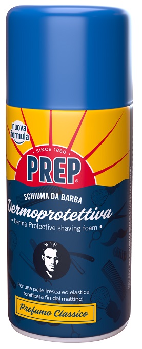 PREP SCHIUMA BARBA DERMOPROTETTIVA PROFUMO CLASSICO 300 ML - Farmacia De Pasquale