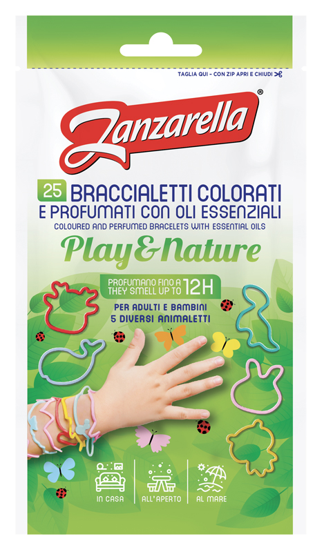 ZANZARELLA BRACCIALETTI PALY&NATURE 25 PEZZI - Farmacia De Pasquale